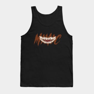 Mimic Red Text Tank Top